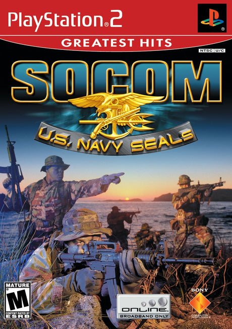 An image of the game, console, or accessory SOCOM US Navy Seals - (CIB) (Playstation 2)