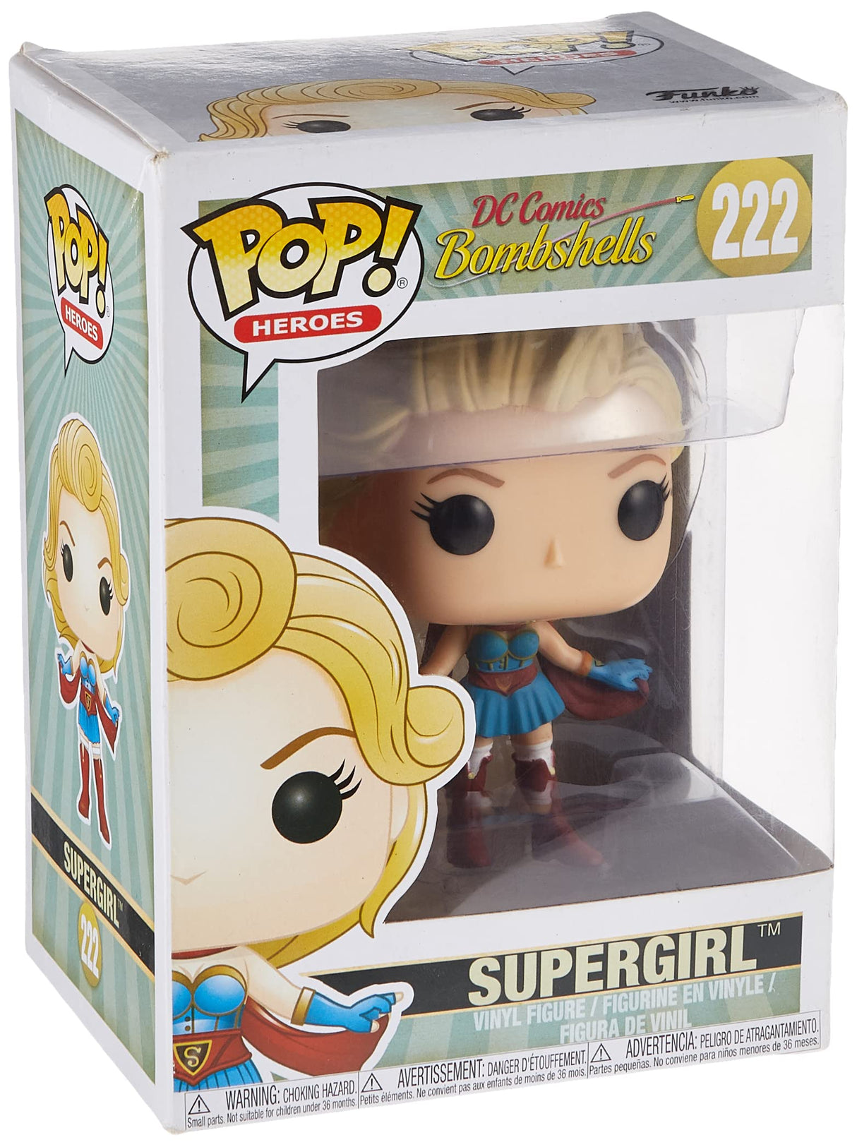 POP Heroes Supergirl DC Comics Bombshells 222
