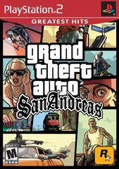 An image of the game, console, or accessory Grand Theft Auto San Andreas [Greatest Hits] - (Missing) (Playstation 2)