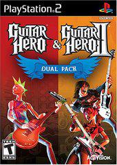 An image of the game, console, or accessory Guitar Hero & Guitar Hero 2 Dual Pack - (CIB) (Playstation 2)