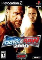 An image of the game, console, or accessory WWE Smackdown vs. Raw 2009 - (CIB) (Playstation 2)