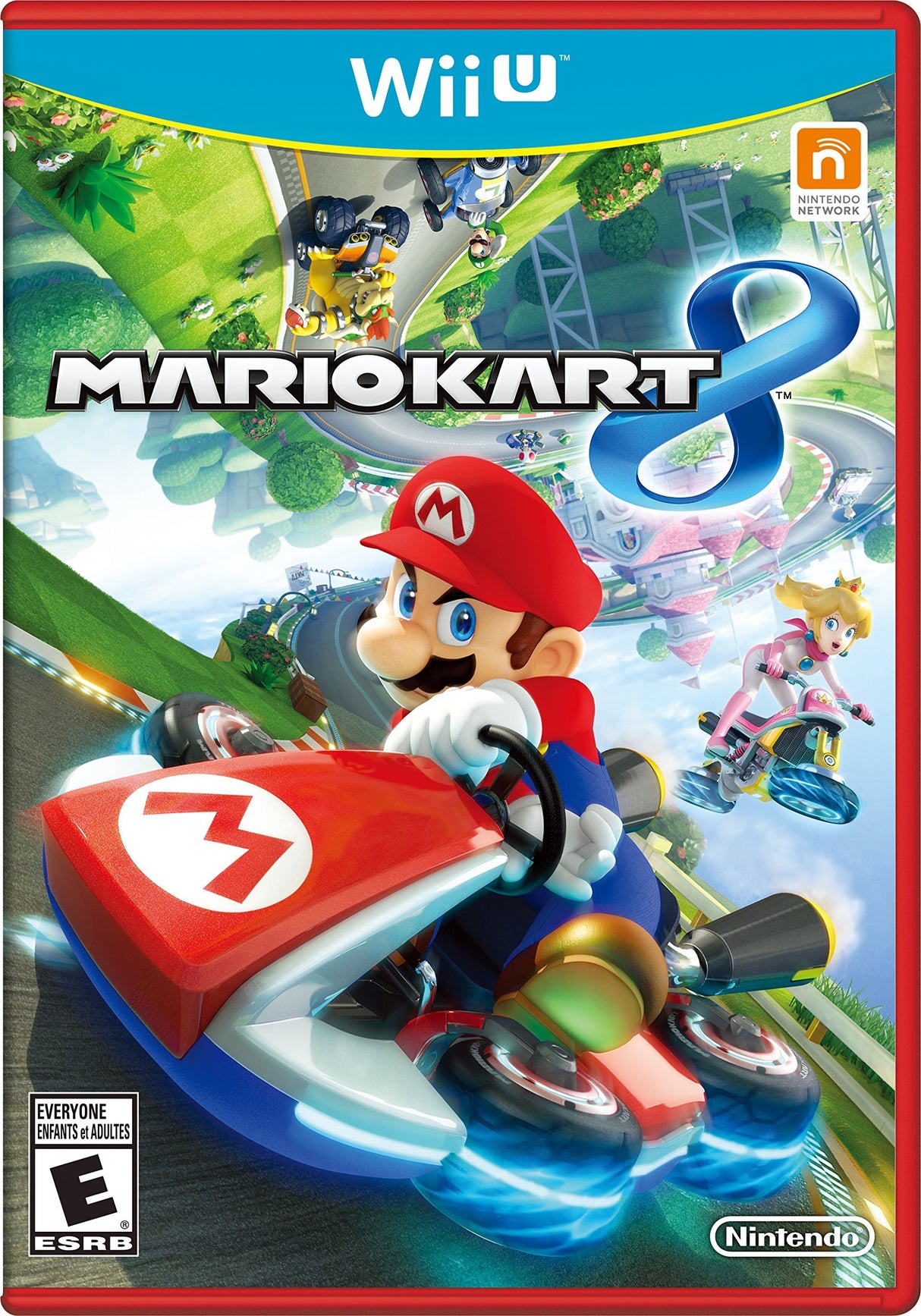 An image of the game, console, or accessory Mario Kart 8 - (LS) (Wii U)