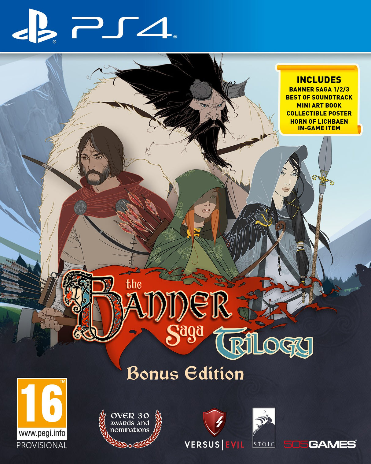 Banner Saga Trilogy - (CIB) (Playstation 4)