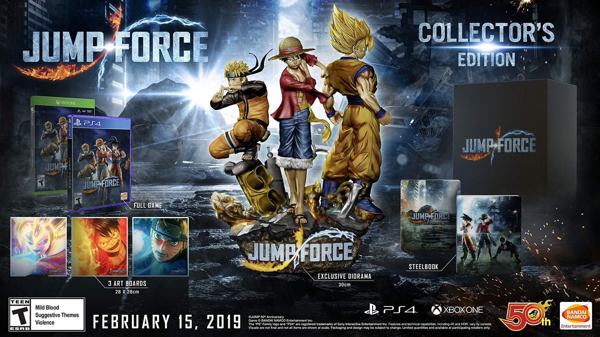 An image of the game, console, or accessory Jump Force [Collector's Edition] - (CIB) (Playstation 4)