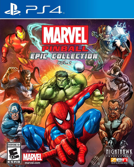 An image of the game, console, or accessory Marvel Pinball: Epic Collection Vol. 1 - (CIB) (Playstation 4)