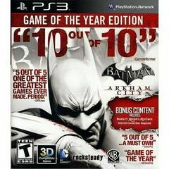 An image of the game, console, or accessory Batman: Arkham City [Game of the Year] - (CIB) (Playstation 3)