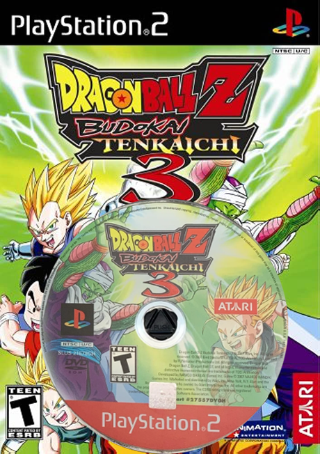 An image of the game, console, or accessory Dragon Ball Z Budokai Tenkaichi 3 [Greatest Hits Disc in Regular Box] - (Missing Manual) (Playstation 2)