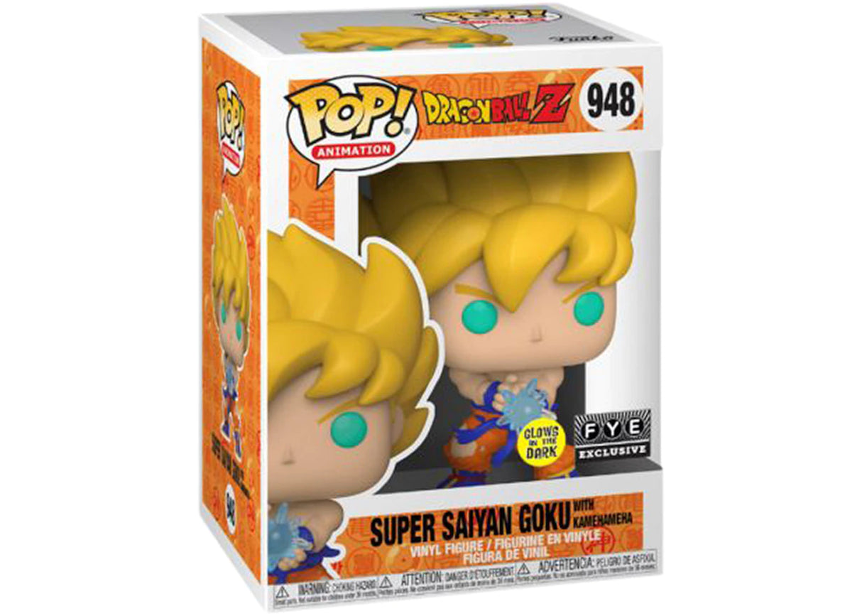 POP Animation Super Saiyan Goku with Kamehameha Dragon Ball Z (Glow in the Dark) (FYE Exclusive) 948