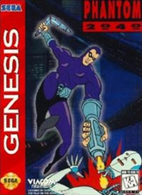 An image of the game, console, or accessory Phantom 2040 [Cardboard Box] - (CIB) (Sega Genesis)