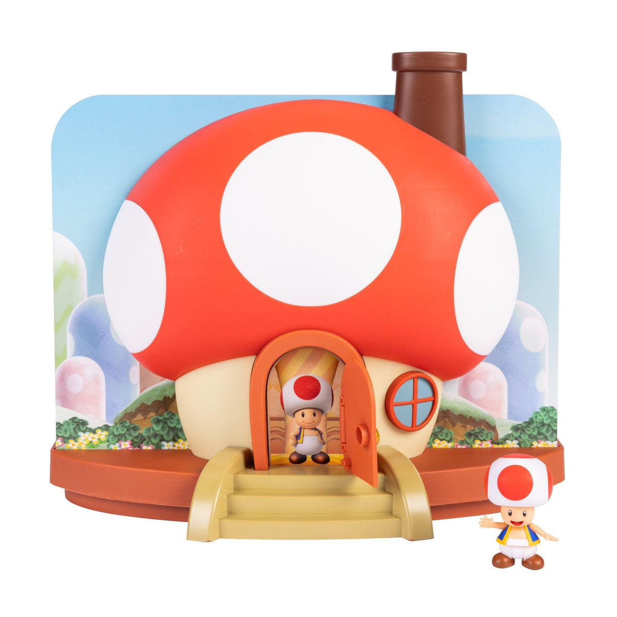 Super Mario Deluxe Toad House Playset - (Sealed - P/O) (Jakks)