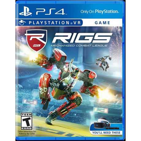 An image of the game, console, or accessory RIGS Mechanized Combat League VR - (CIB) (Playstation 4)