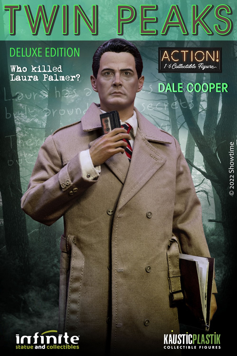 Twin Peaks Dale Cooper Who Killed Laura Palmer Edition - (Preowned) (Infinite Statues) (Missing jacket and hand)