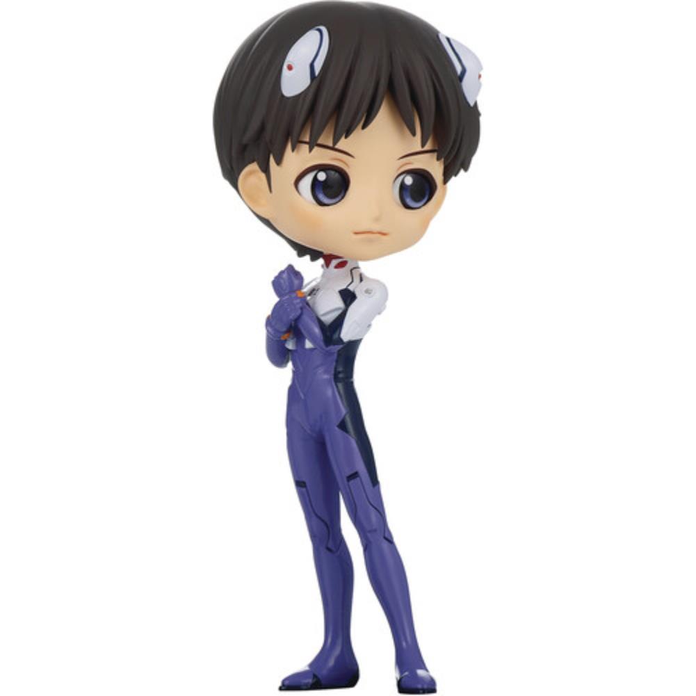 Q Posket Shinji Ikari Plugsuit Style Version A - (Pre-Owned) (Banpresto)