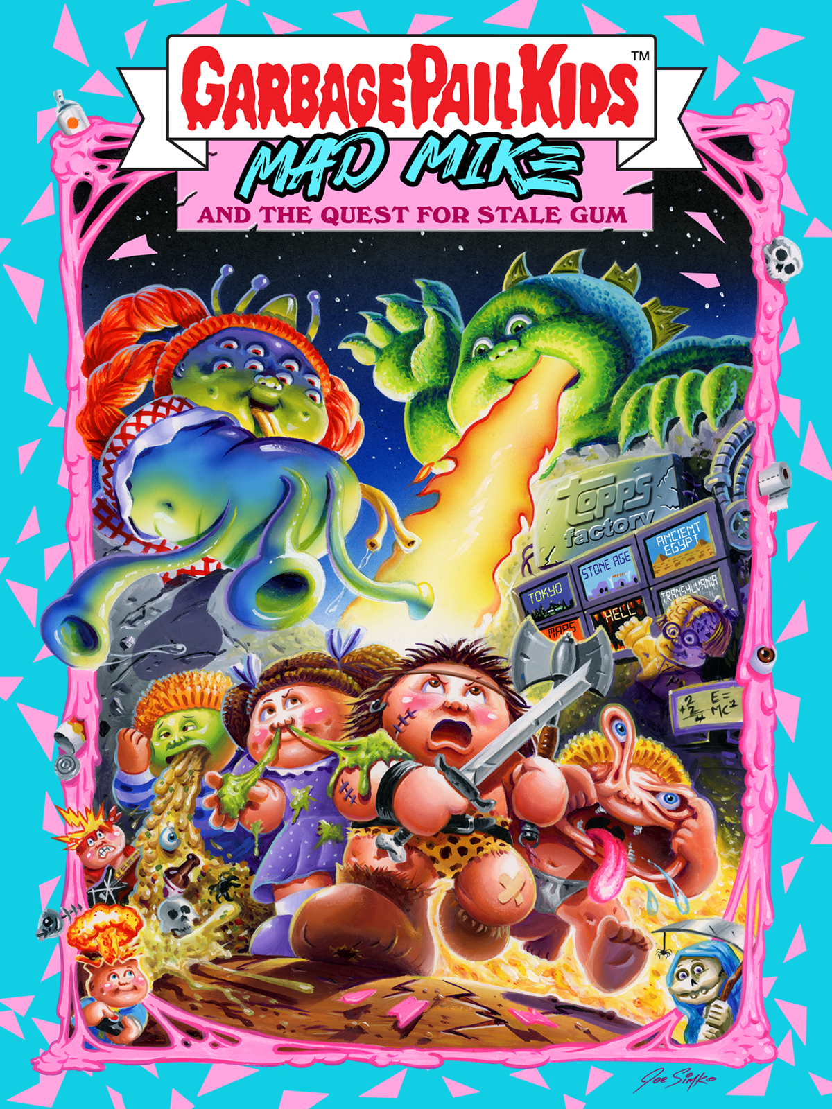 An image of the game, console, or accessory Garbage Pail Kids: Mad Mike and the Quest for Stale Gum - (CIB) (NES)