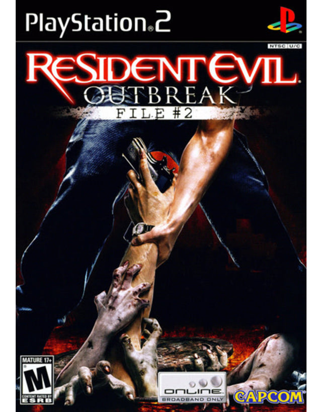 An image of the game, console, or accessory Resident Evil Outbreak File 2 - (Missing Manual) (Playstation 2)