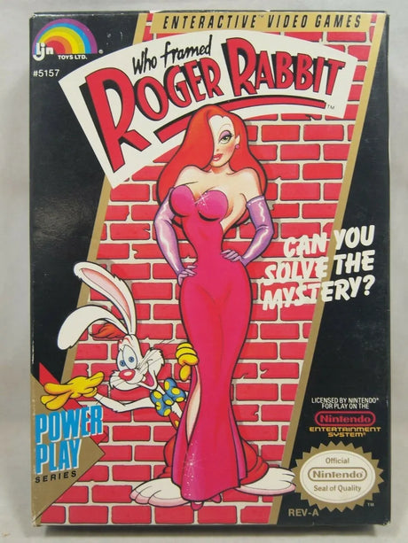 An image of the game, console, or accessory Who Framed Roger Rabbit (no manual) - (CIB) (NES)