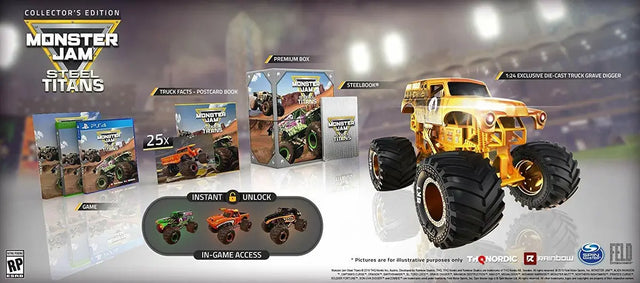 An image of the game, console, or accessory Monster Jam Steel Titans [Collector's Edition] - (Sealed - P/O) (Playstation 4)