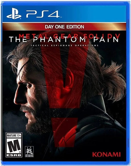 An image of the game, console, or accessory Metal Gear Solid V: The Phantom Pain [Day One] - (CIB) (Playstation 4)