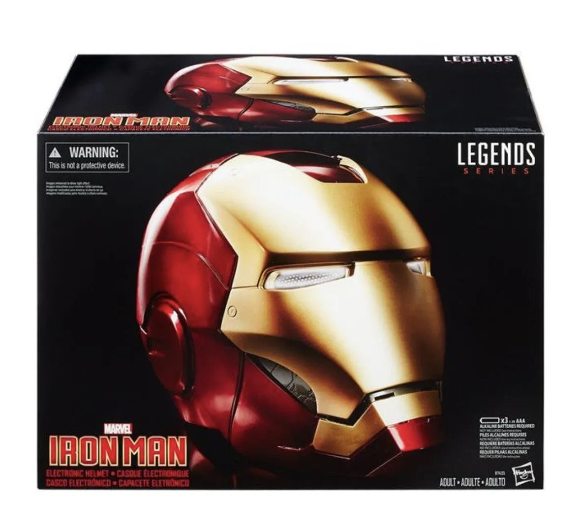 Marvel Legends Wearable Electronic Iron Man Helmet - (Pre-Owned in Box)