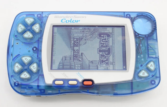 An image of the game, console, or accessory WonderSwan Color Crystal Blue - (LS Flaw) (WonderSwan Color)