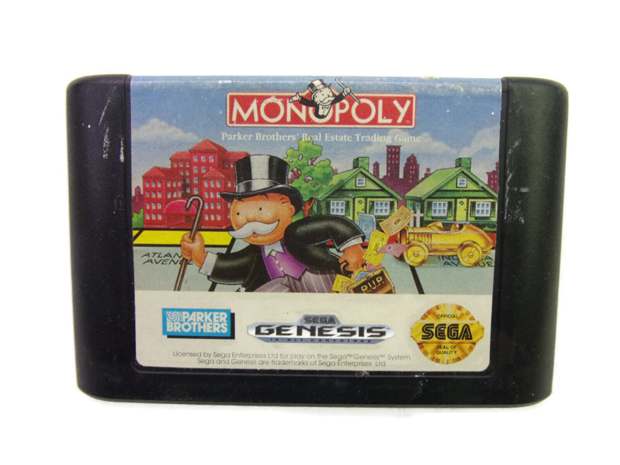 An image of the game, console, or accessory Monopoly - (LS) (Sega Genesis)