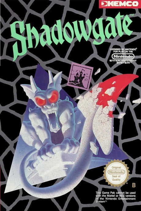 An image of the game, console, or accessory Shadowgate - (CIB) (NES)