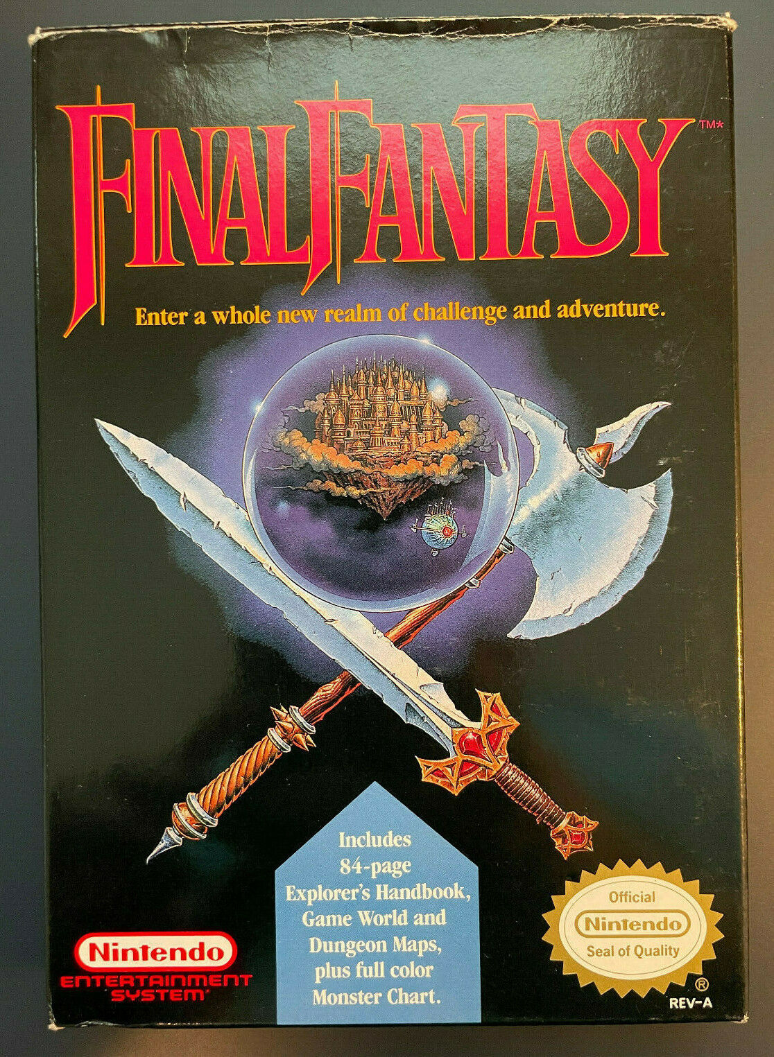 An image of the game, console, or accessory Final Fantasy - (CIB) (NES)