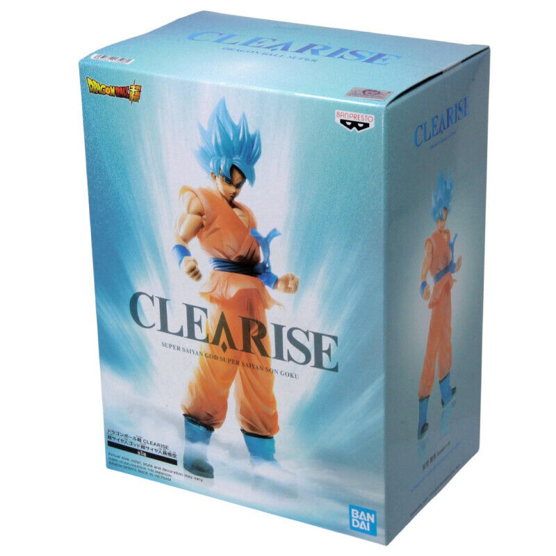 Banpresto 17508 Dragon Ball Super Clearise SSGSS Super Saiyan God Super Saiyan Son Goku Figure