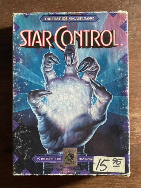 An image of the game, console, or accessory Star Control [Cardboard Box] - (CIB) (Sega Genesis)