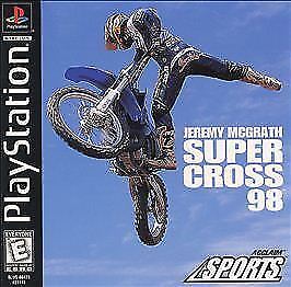 An image of the game, console, or accessory Jeremy McGrath Supercross 98 - (CIB) (Playstation)