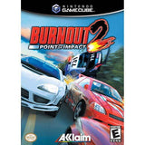 An image of the game, console, or accessory Burnout 2 Point of Impact - (CIB) (Gamecube)