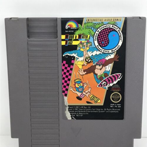 An image of the game, console, or accessory Town & Country Surf Designs: Wood and Water Rage - (LS) (NES)