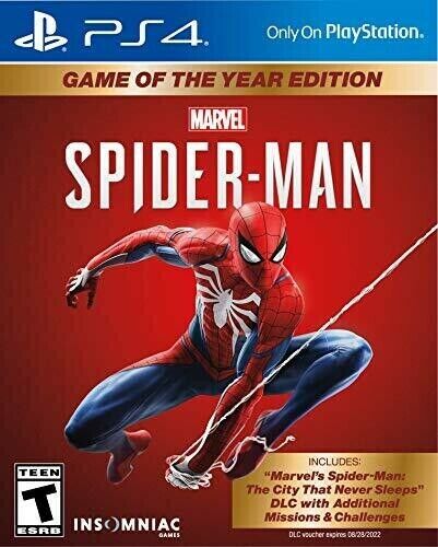 An image of the game, console, or accessory Marvel Spiderman [Game of the Year] - (CIB) (Playstation 4)