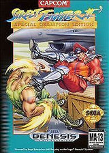 An image of the game, console, or accessory Street Fighter II Special Champion Edition - (LS Flaw) (Sega Genesis)