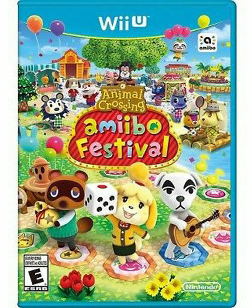 An image of the game, console, or accessory Animal Crossing Amiibo Festival - (CIB) (Wii U)