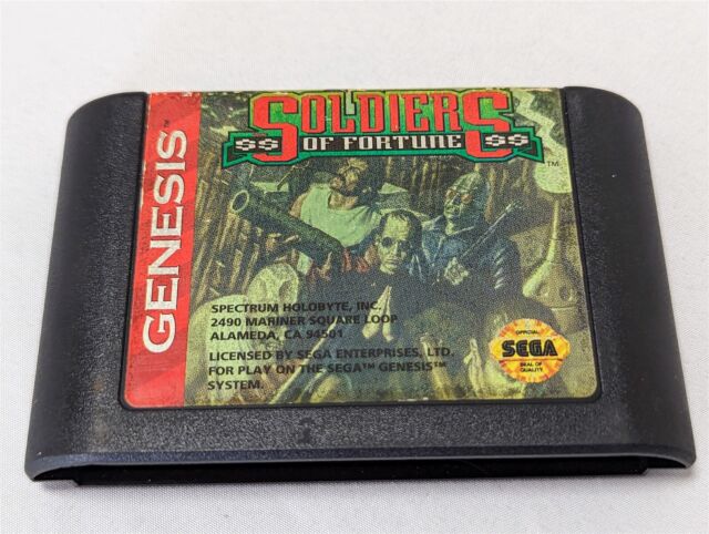 Soldiers of Fortune with Manual - (LS) (Sega Genesis)