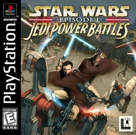 An image of the game, console, or accessory Star Wars Episode I Jedi Power Battles - (CIB) (Playstation)